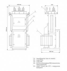Комплектные трансформаторные подстанции шкафного типа серии КТПШ